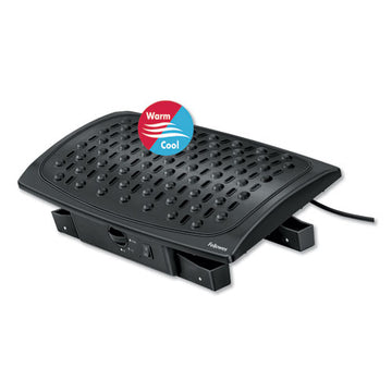 Fellowes® Climate Control Footrest, 16.5w X 10d X 6.5h, Black freeshipping - TVN Wholesale